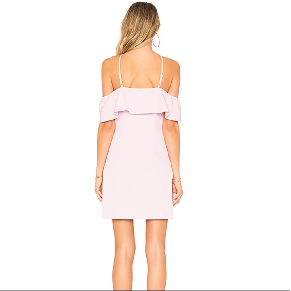 REVOLVE by the way. Callie Ruffle Mini Lilac Dress - Picture 4 of 5